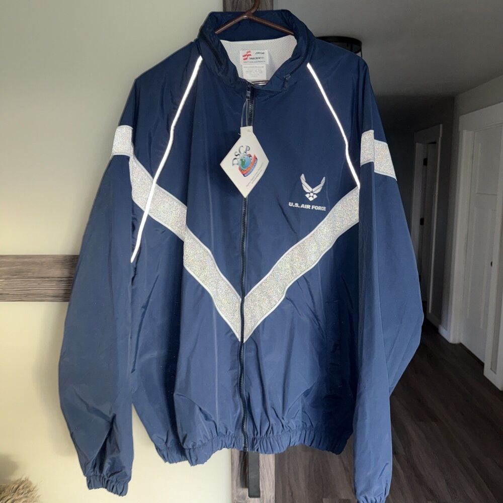 U.S. Air Force Skilkraft Men's XXX- Large Windbreaker Mesh Lining Jacket NWT
